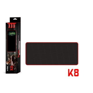 Mouse Pad Gamer K8 Speed Borda vermelha Costurada 70 X 30 X 0.3cm Largo Grande Antiderrapante 4012