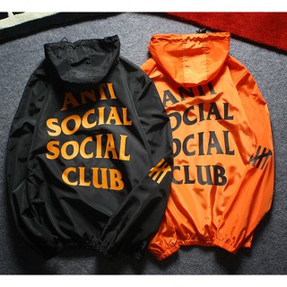New ANTI SOCIAL SOCIAL CLUB ASSC Hoodie Windbreaker Jacket jaqueta Men Women Casual Sweater