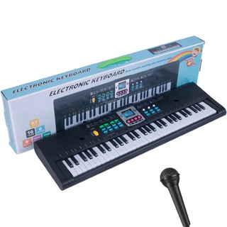 61 Teclas Música Digital Profissional Eletrônico Teclado Musical Teclado Elétrico Piano Com Microfonefone Para Crianças Enjoyrelax (7)
