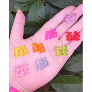 Brincos de ursinho de goma (gummy bear, indie tumblr aesthetic)