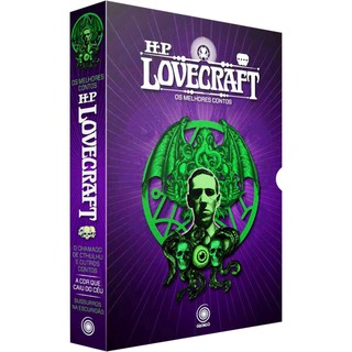Box HP Lovecraft : Os melhores contos + pôster + marcadores