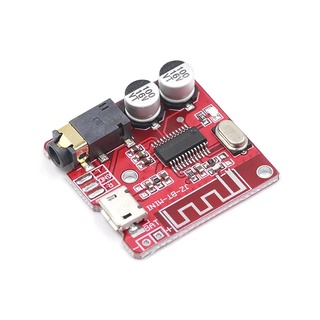 Mini Placa Módulo Vermelha Receptor Bluetooth 4.1 P2 Audio