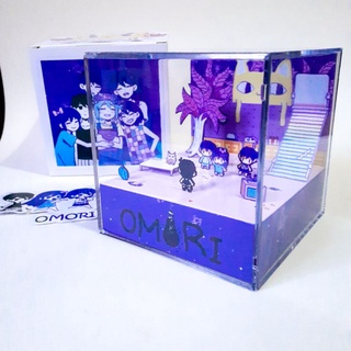 Diorama Omori - Neighbor's Room - Cubo Acrilico 9x9x9cm (3)
