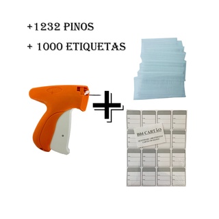 Kit - Pistola (aplicador) Tag +1232 pinos (pins) + 1000 Etiquetas