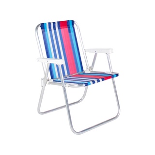 Cadeira De Praia Alta Alumínio - Cores Sortidas - Belfix (1)