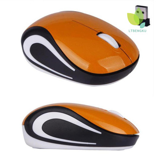 < Mouse > Mini Mouse Sem Fio Óptico Usb 3 Teclas 800 / 1200dpi Para Notebook Pc (3)