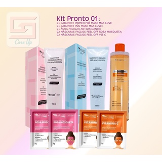 Monte seu Kit Skin Care Rosa Mosqueta Vitamina C Acido Hialuronico Anti Acne Pele Oleosa (5)