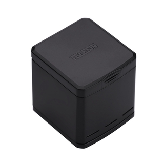 Carregador Triplo Para GoPro Hero 5 6 7 8 Black Telesin Box Design