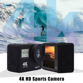 Action Camera 4K WiFi Ultra HD Sports Cam Waterproof Diving Camcorder with Remote Control (1)