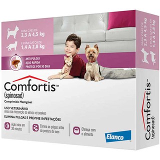Comfortis 1 Comprimido - Antipulgas para Cães e Gatos Elanco Pet (3)