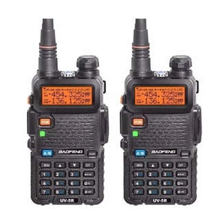 Kit 2 Radio Radinho Comunicaçao Walkie Talkie Baofeng Uv-5r