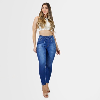 Calça Jeans Imporium Feminina Cós Alto Cintura Alta Skinny Jogger