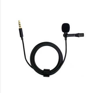 Mikrofon Microfone Mini Jack De 3,5 mm Com Clip-On Lapela Microfone Para Gravação E Celular Android (2)