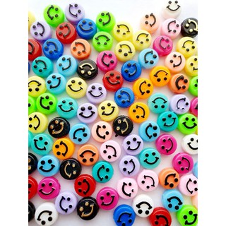 Miçangas Smile Coloridas 50 Peças. (1)