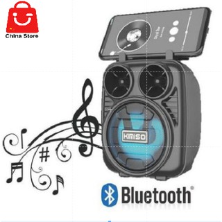 Kenux Caixa de Som 8W Bluetooth Portátil com cartão SD Rádio FM Pen Drive