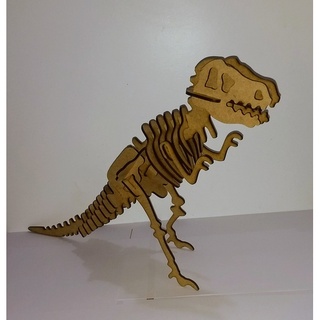 Quebra cabeça Dinossauro T-Rex - mdf de 3 mm