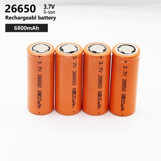 26650 recarregável baterias 26650 5000mah bateria de lítio 3.7v 5000mah 26650 bateria recarregável 26650-50a adequado para flashligh novo