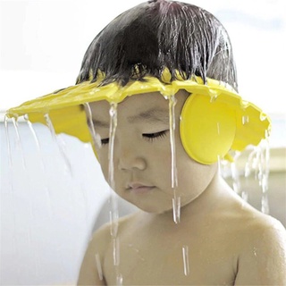 Chapéu Protetor Viseira De Banho Lavar Cabeça Bebês Crianças