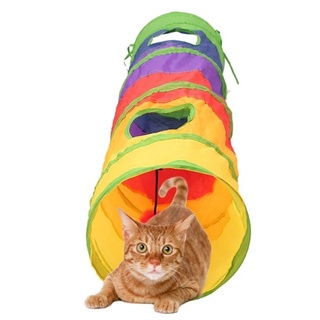Brinquedo Interativo Para Gatos Pets Túnel Labirinto Colorido (3)