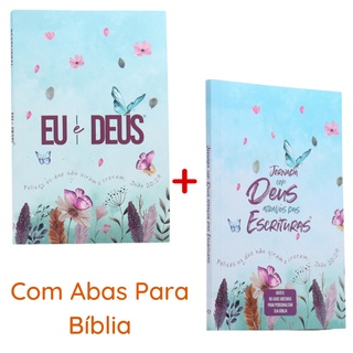 Kit Abas Biblia Jornada + Caderno Devocional Jardim Secreto
