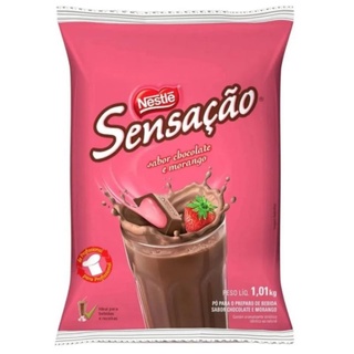 Achocolatado Sensação -Chocolate com Morango - 1kg