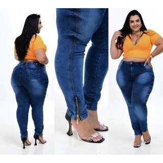 Calça Jeans Plus Size Premium Modelo Levanta Bumbum 46 ao 56