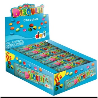 Chocolate Mini Disqueti Dori - Caixa com 36 unidades 11g