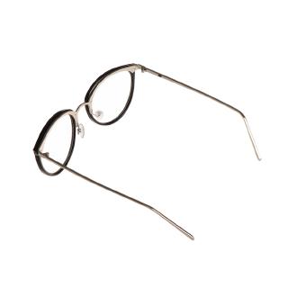 Óculos Com Lentes Claras Armação De Metal Retrô Clássico Rose (5)