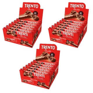 Kit c/ 03 Displays Trento Chocolate 512g x 16un cada (Ref. 99352)