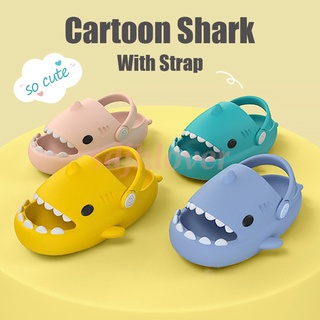 Chinelos de tubarão de Infantil / Chinelo Infantil Crocs Antiderrapante Com Desenho De Tubarão Promoção (2)