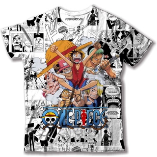 Camiseta camisa Blusa anime One Piece Monkey D Luffy Anime Mangá modelo tamanhos adulto e infantil