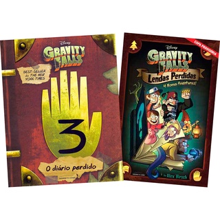 Livro: Kit - O Diário Perdido de Gravity Falls + Gravity Falls: Lendas Perdidas - Disney - NOVO E LACRADO + Brinde