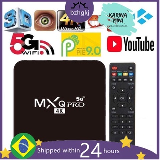 Caixa De Tv Inteligente 4k Pro 5g 16 Gb / 256 Gb Wifi Android 10.1 Tv Box Inteligente Mxq Pro 5g 4 K Venda Quente