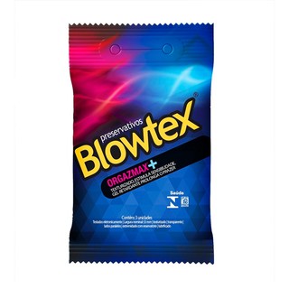 Preservativo Blowtex 3 em 1 retardante, estimulante e texturizado 3un Embalagem Discreta (1)