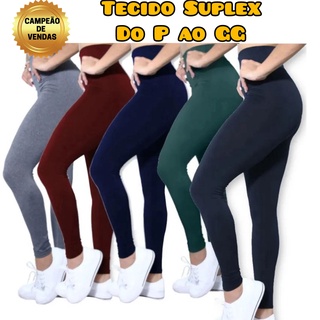 Calça Legging Fitness Feminina/Academia/Suplex /Slim , do P ao GG Plus Size Tecido de Alta qualidade , Promoção.