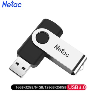 Pen Drive 32 GB, 64 GB e 128 GB, Netac, USB 3.0, Original, Lacrado