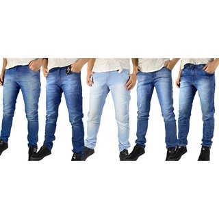Kit 3 Calças Jeans Masculina C/ Lycra Elastano Slim Fit preco barato (2)