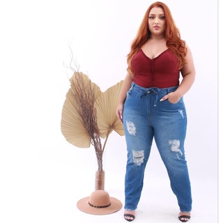 wide leg jeans feminina plus size