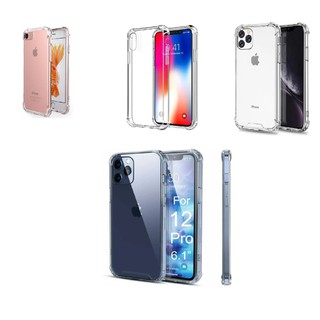 Capinha TPU Anti-Impacto Transparente- iPhone 5/5S/SE ANTIGO, 6/6S, 6/6S+ 7/8/SE 2020, 7/8+, XR, X/XS, XS Max, 11, 11 Pro, 11 Pro Max, 12 Mini, 12, 12 Pro, 12 Max