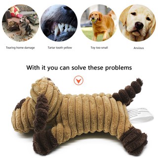 Squeaking Animals Pet Toy Dog Pressure Releasing Squeaky Chew Toy Soft Bite Resistant No Stuffing Plush Toy For Dogs