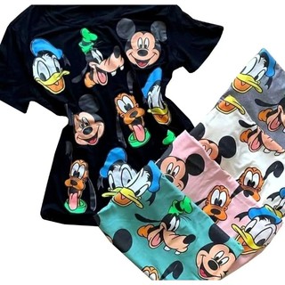 Blusa Camiseta Blusinha T-shirt Estampada Personagem Disney
