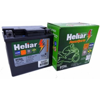 Bateria Moto Heliar Htz6 5ah Honda 125 150 160 titan Biz fan cg bros