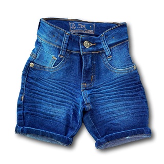 Bermuda Jeans Infantil Masculina Estilosa
