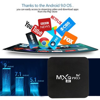 (5G) Caixa De Tv Mxq 4k Hd 1 + 8 / 8 + 128gb / Wifi Android10.1 Smart Tv (2)