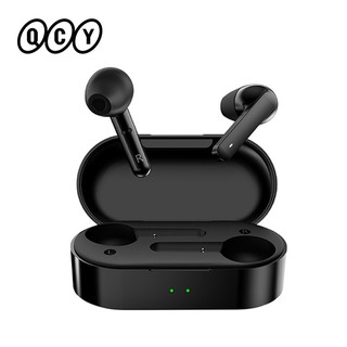 QCY T3 TWS Wireless Earbuds Touch Control Earphone Dual-Mic Noise Cancelling Earphones for Android/iPhone