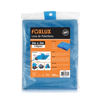 Lona Carreteiro 2x2 Azul 6011 - Foxlux
