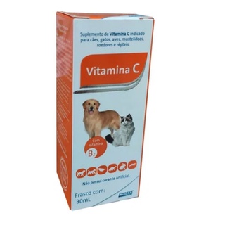 Vitamina C Para Cães Gatos Aves E Roedores - Provets - 30ml