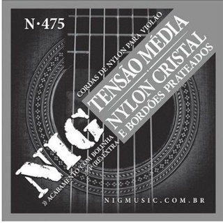Cordas de Violão Nylon Cristal Nig N475