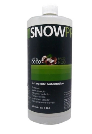 Snow Pro - Shampoo Automotivo com Oleo de Coco 1L - Go Eco Wash