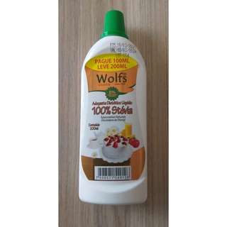 Adoçante 100% Stevia - Wolfs - Pague 100 ml e leve 200 ml